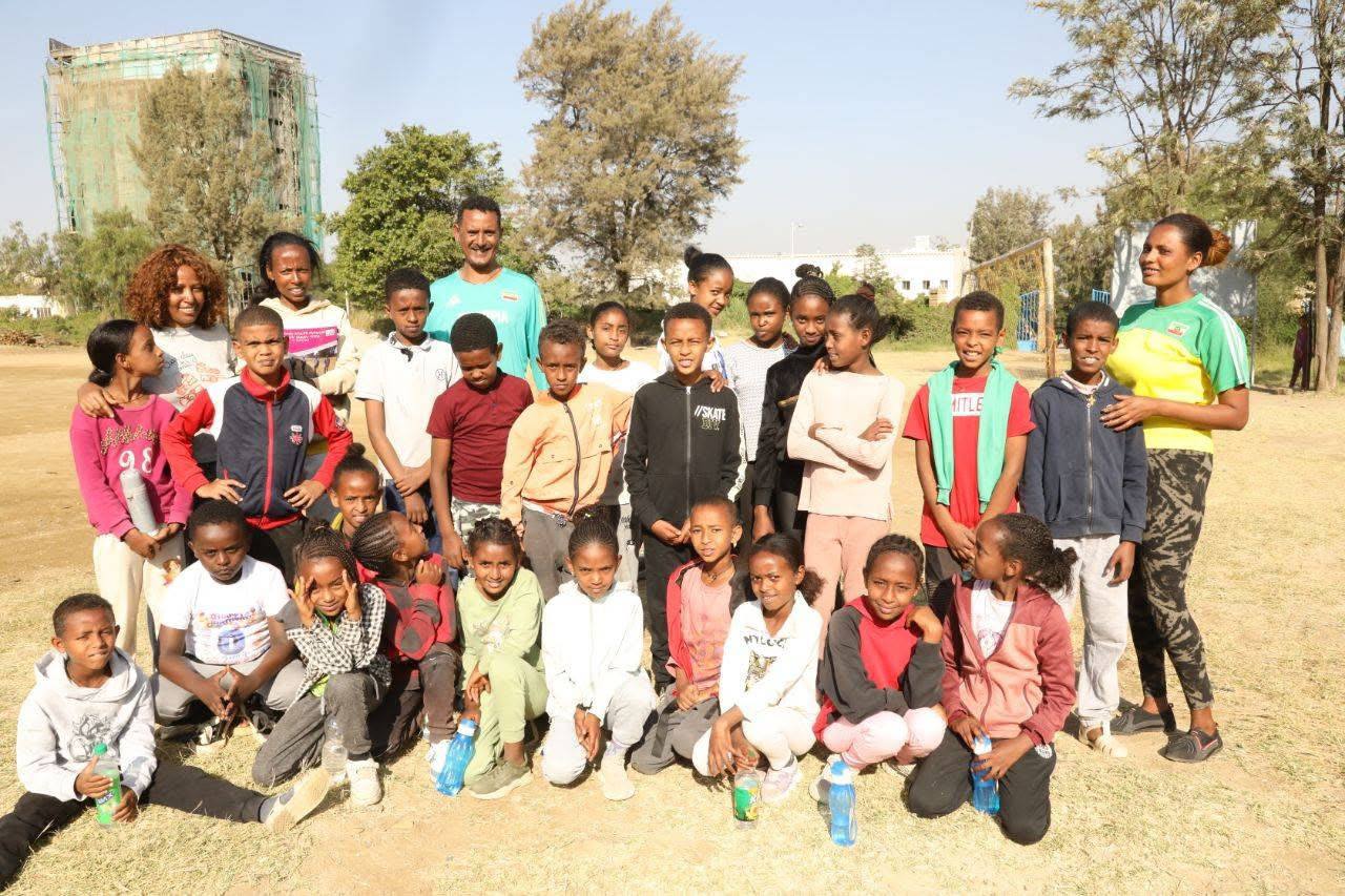 የህፃናት አትሌቲክስ (Kids Athletics ) በመቀለ ከተማ የስልጠና ሂደት ምልከታ ተካሄደ